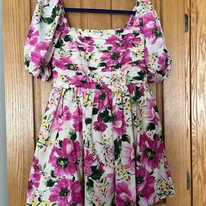 The A&F Emerson Waisted Poplin Mini Dress